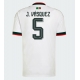 Meksiko Johan Vasquez #5 Replike Gostujuci Dres SP 2026 Kratak Rukav